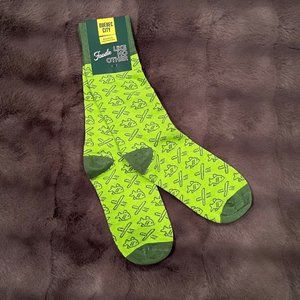 Fish & Silverware Theme Green Socks - Canada